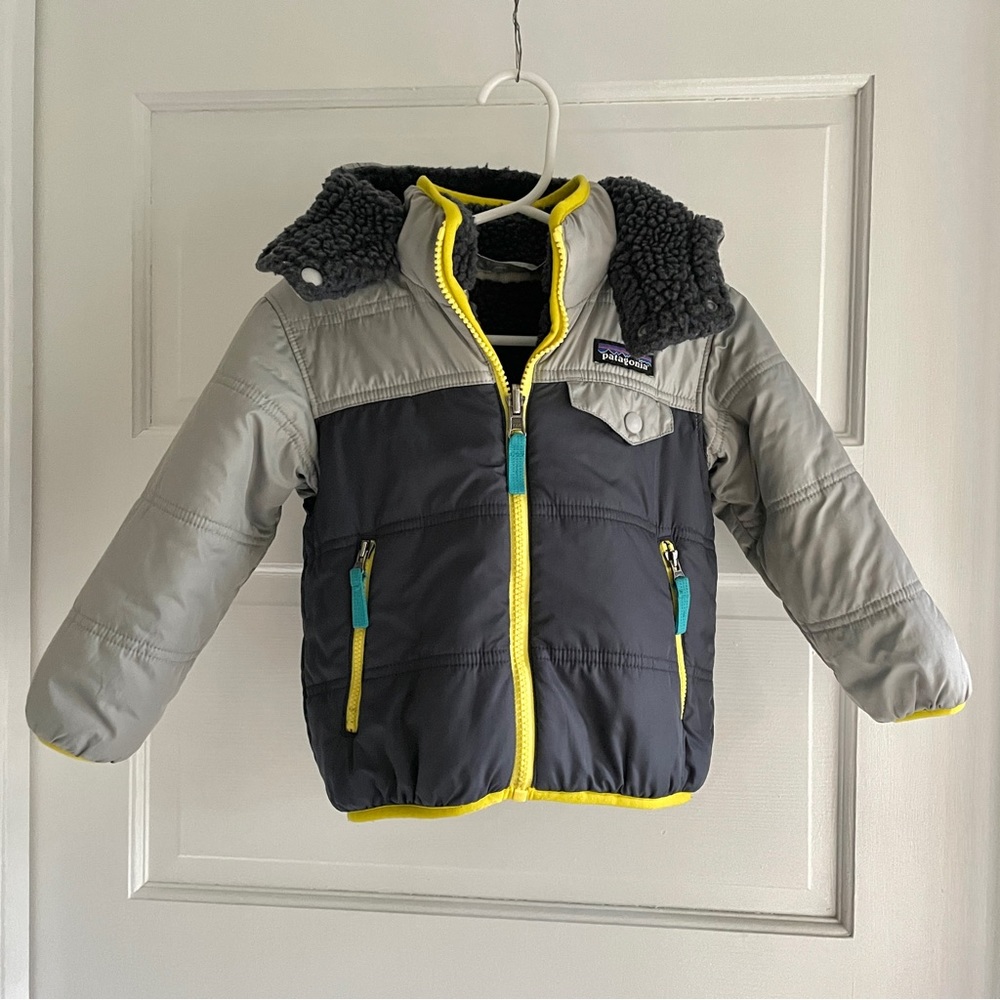 Patagonia 2T Reversible Tribbles Hoody Smolder Blue